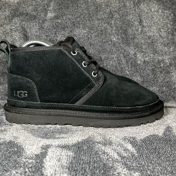 🖤 UGG Neumel Boot Black Suede women sz 6 - Picture 3 of 8